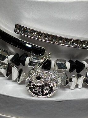 Bomb Party "You're The Yin To My Yang" Luxury 3 Bracelet Stacks Set RBP6029